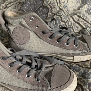 Converse “Sherpa” lined shoes.